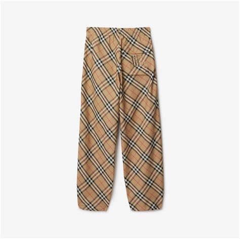 burberry twill trousers